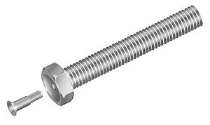 Threaded Rod for ECO Feet - Stainless Steel 098EM08040M