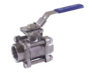 3-PC Ball Valve - with ISO Mounting Pad BV3SS14P