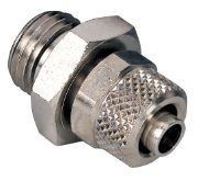 Male Stud Parallel - Nickel Plated Brass