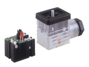 Connector DIN43650-B/ISO6952 - with LED and Protection Circuit M2TS2VL1