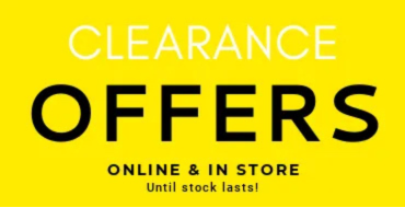 CLEARANCE OFFERS