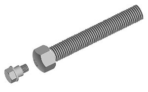 Threaded Rod for Pivot Feet - Steel 098AM12066M