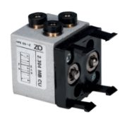 5/3 Valve for Manual Actuator - M5 Ports or 4mm Fittings - AZ 2.304MBCU