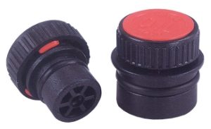 Low Profile Press-Fit Plug with Breather and Filter TPBSF-18