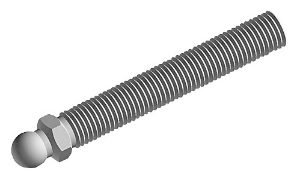 Threaded Rod for Swivel Feet - Steel 098DM06030M